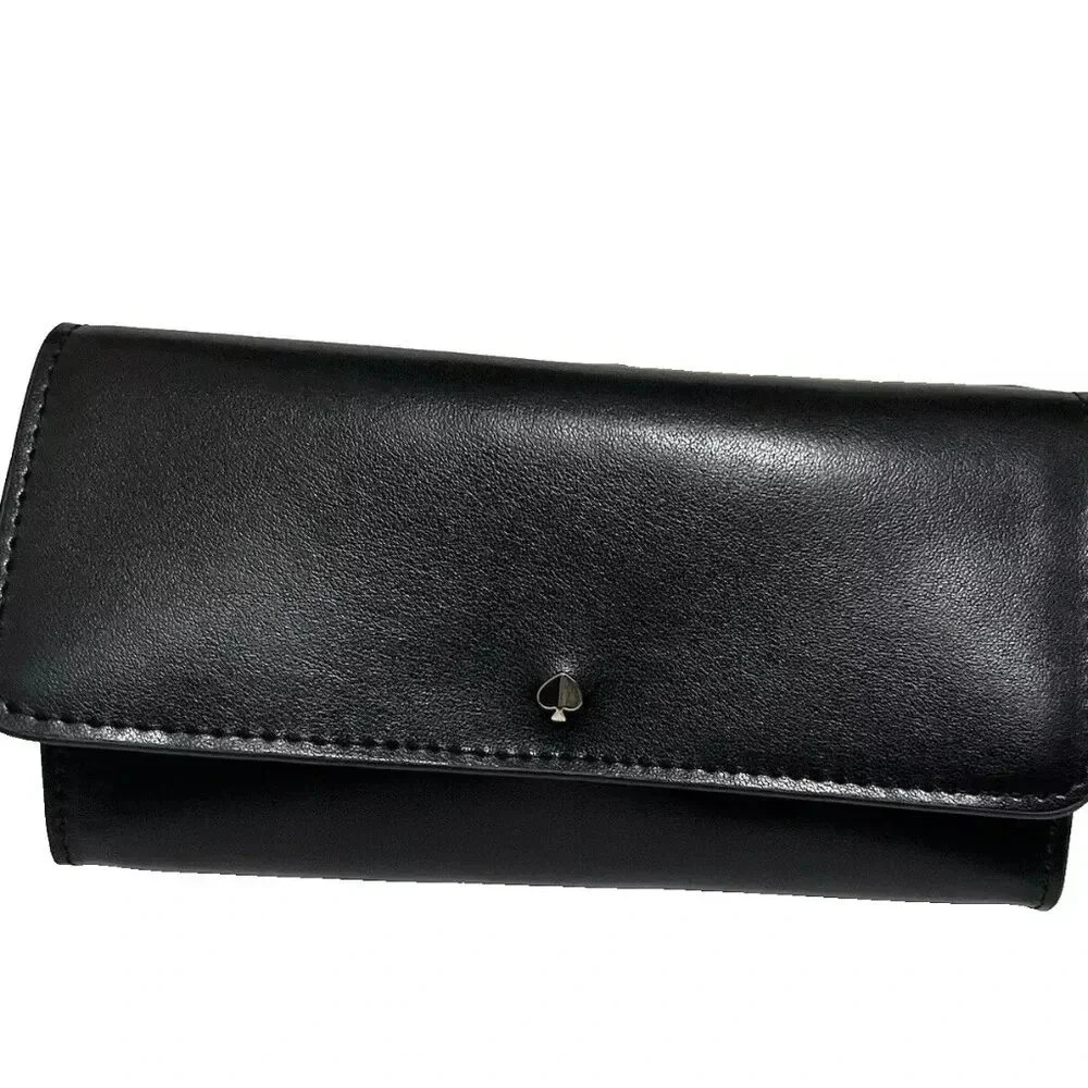 NEW Kate Spade NEW YORK S/M Black Leather Travel Everyday Belt Bag Fanny Pack
